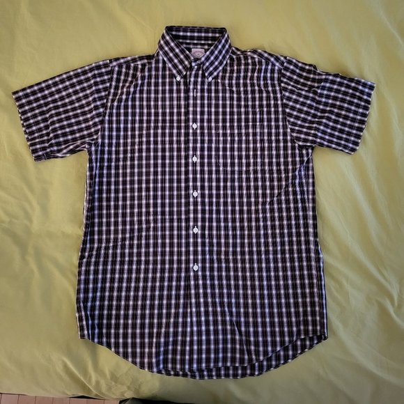 Brooks Bros Short Sleeve Shirt - M - Picture 3 of 4